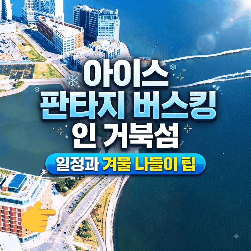 아이스 판타지 버스킹 인 거북섬 일정과 겨울 나들이 팁
