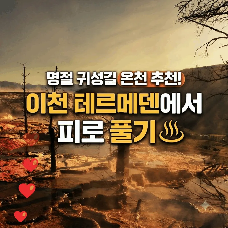 명절 귀성길 온천 추천: 이천 테르메덴에서 피로 풀기