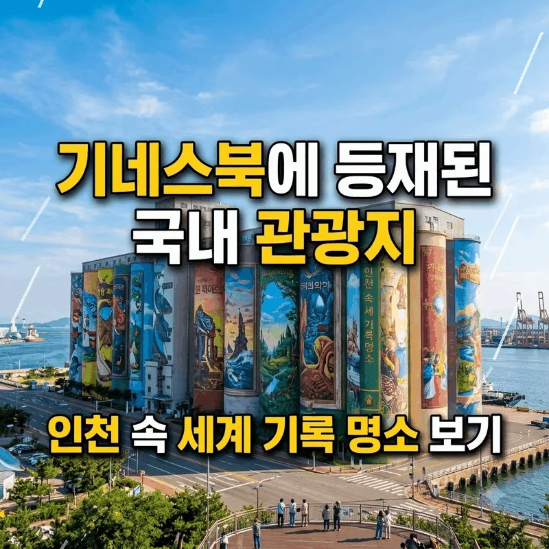 기네스북에 등재된 국내 관광지 인천 속 세계 기록 명소 보기
