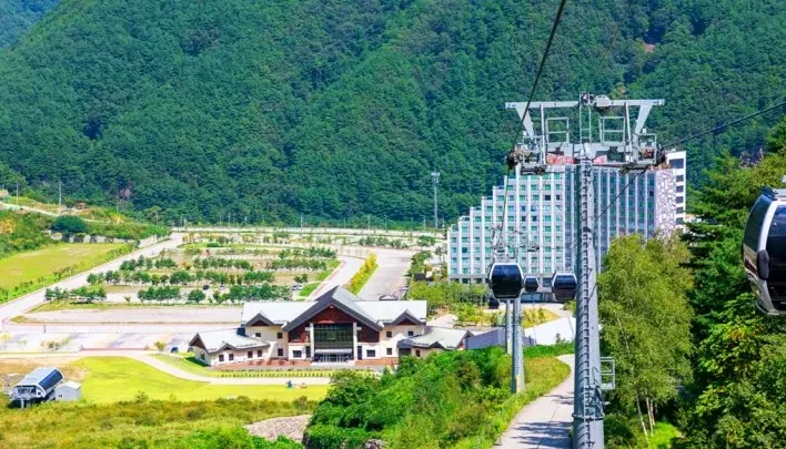 가리왕산 케이블카 모습 / 사진=정선관광