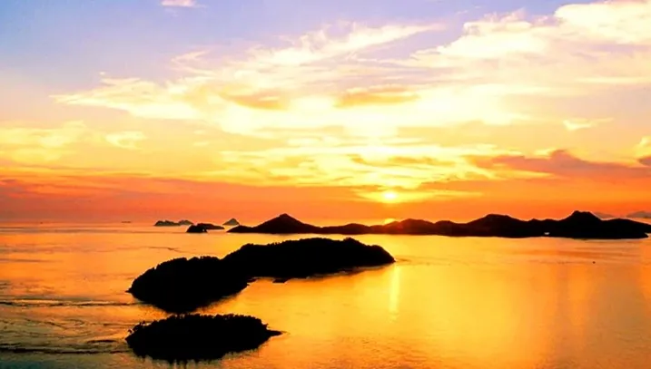 세방낙조 전망대 노을 / 사진=진도군 공식 블로그 백금향