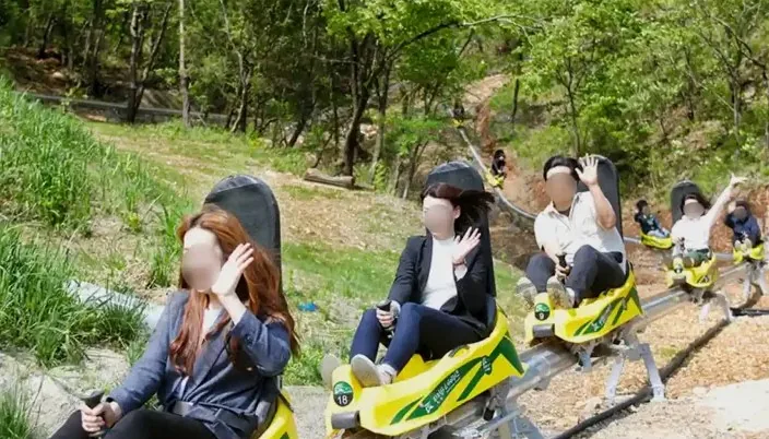 만천하스카이워크 알파인코스터 / 사진=단양관광공사