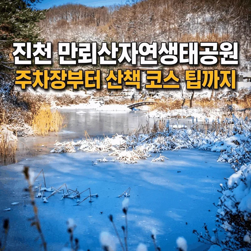 진천 만뢰산자연생태공원 주차장부터 산책 코스 팁까지