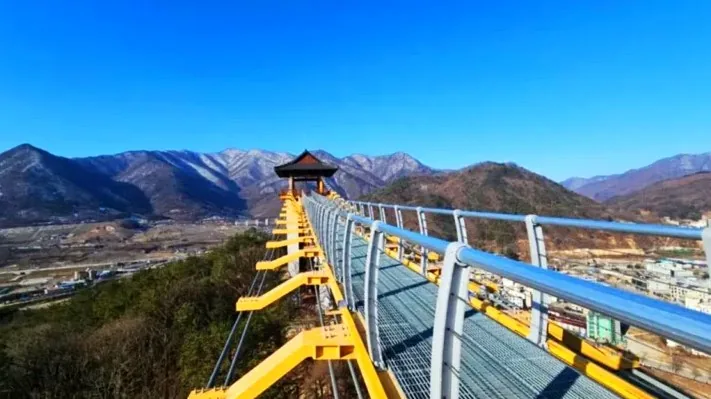 봉명산 출렁다리 모습 / 사진=문경시청 공식 블로그 나정훈