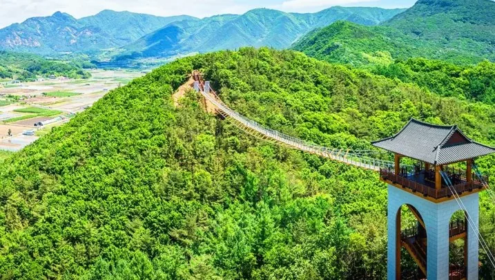 문경 봉명산 출렁다리 풍경 / 사진=한국관광콘텐츠랩