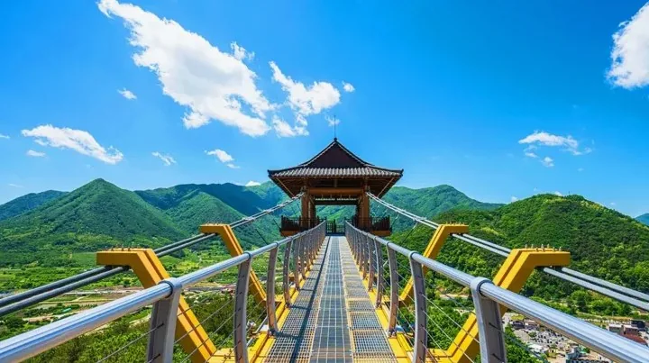 문경 봉명산 출렁다리 / 사진=한국관광콘텐츠랩