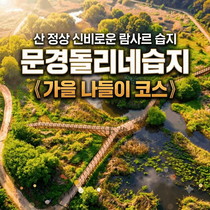 문경돌리네습지 산 정상 신비로운 람사르 습지 가을 나들이 코스