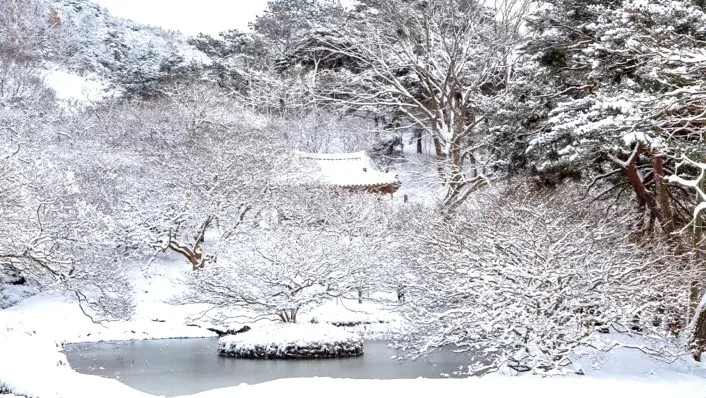 명옥헌 설경 / 사진=게티이미지뱅크