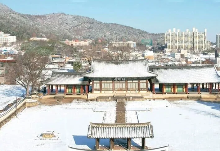 나주 금성관 겨울 모습 / 사진=나주시