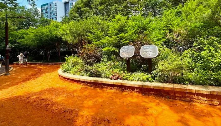남산자락숲길 황톳길 / 사진=서울 중구청 블로그 장지연