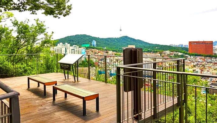 남산자락숲길 전망대 / 사진=서울 중구