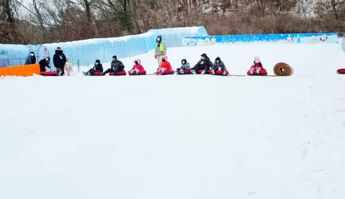 눈썰매장 / 사진=포천백운계곡 동장군축제
