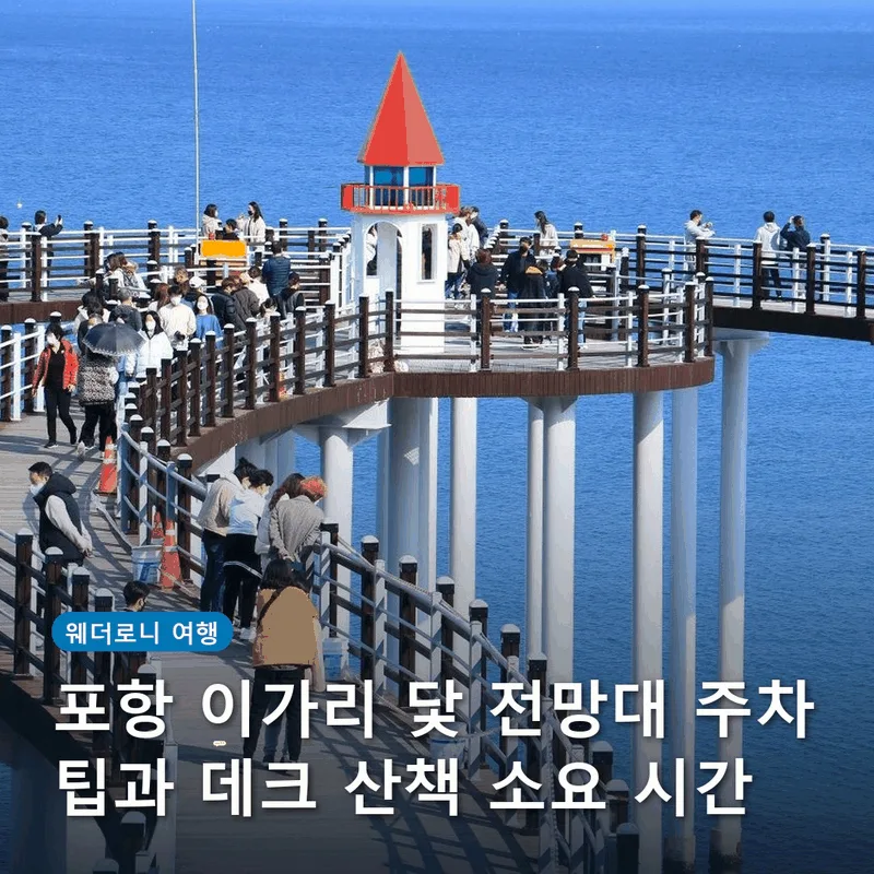 포항 이가리 닻 전망대 주차 팁과 데크 산책 소요 시간