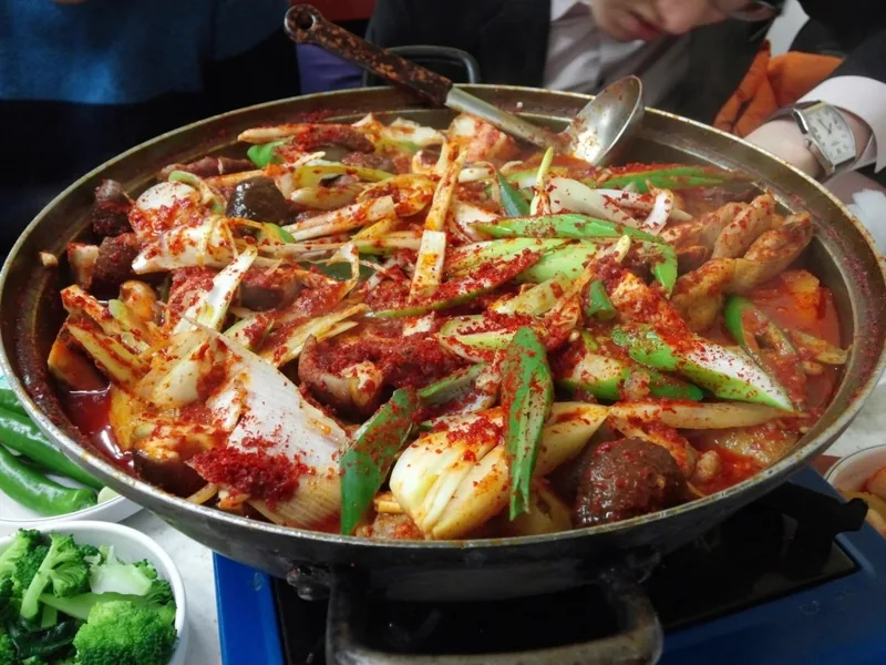 Kimchi soup, Korean food