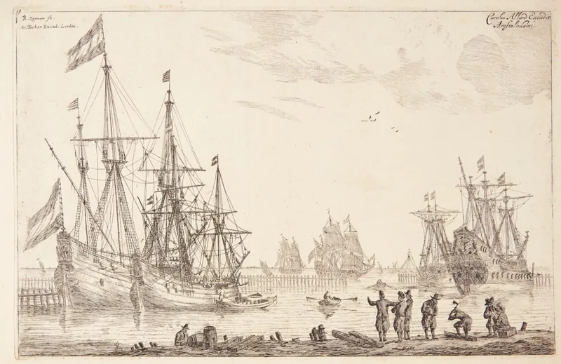 Four ships breakwater Carel Allardt