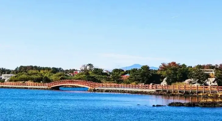 오조포구 산책로 / 사진=비짓제주