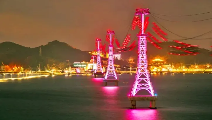 서해랑 제부도 해상케이블카 야경 / 사진=게티이미지뱅크