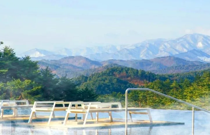 강원도 온천 설해원 온수 인피니티 풀 / 사진=설해원
