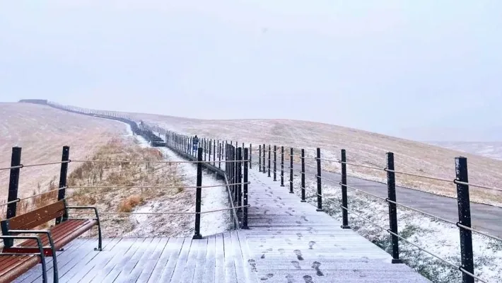 서산한우목장 웰빙산책로 겨울 / 사진=서산시 공식 블로그