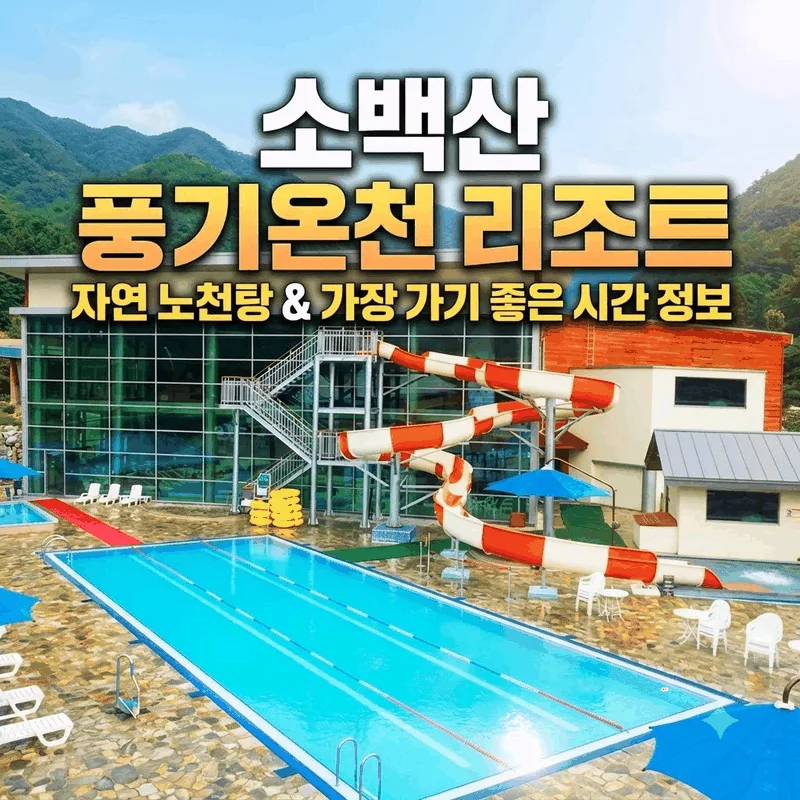 소백산풍기온천리조트 천연 노천욕과 가기 좋은 시간 정보