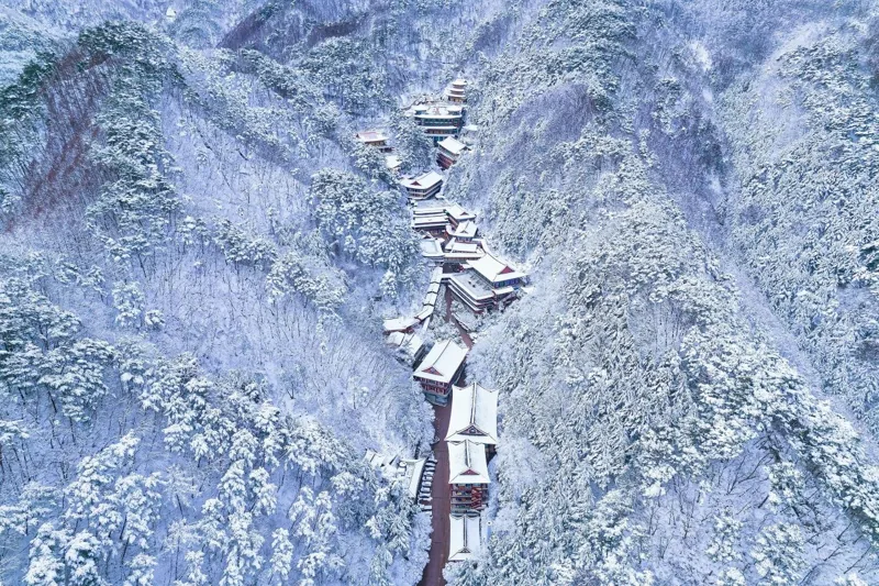 구인사 설경