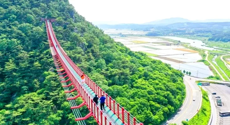 채계산 출렁다리 모습 / 사진=투어전북