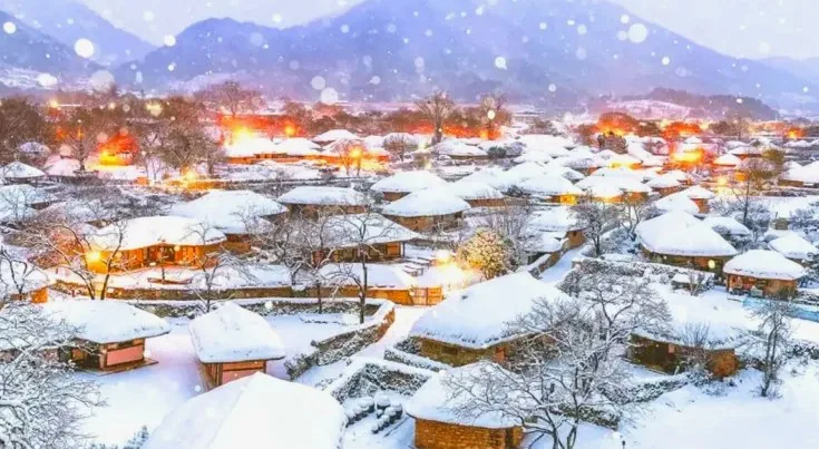 순천 낙안읍성 겨울 풍경 / 사진=전라남도