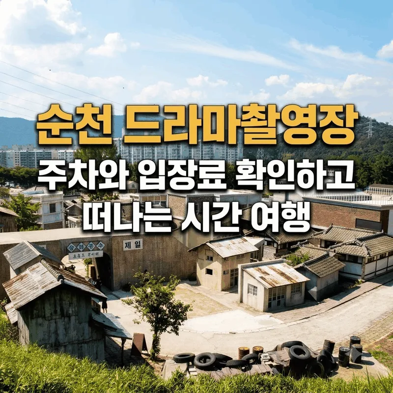 순천 드라마촬영장 주차와 입장료 확인하고 떠나는 시간 여행