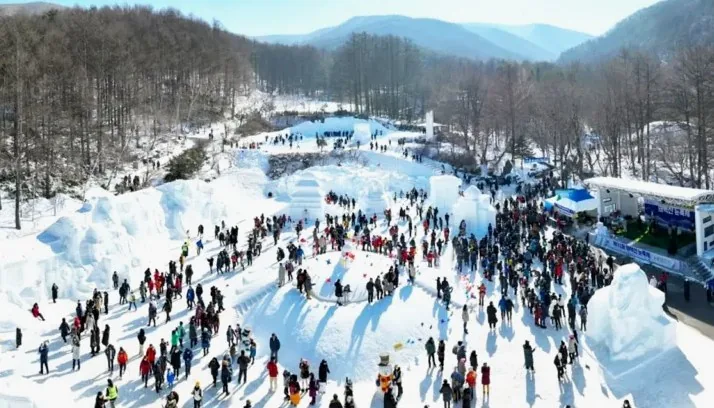태백산 눈축제 전경 / 사진=태백시 공식 블로그