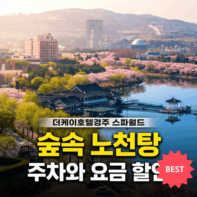 더케이호텔경주 스파월드 숲속 노천탕 주차와 요금 할인