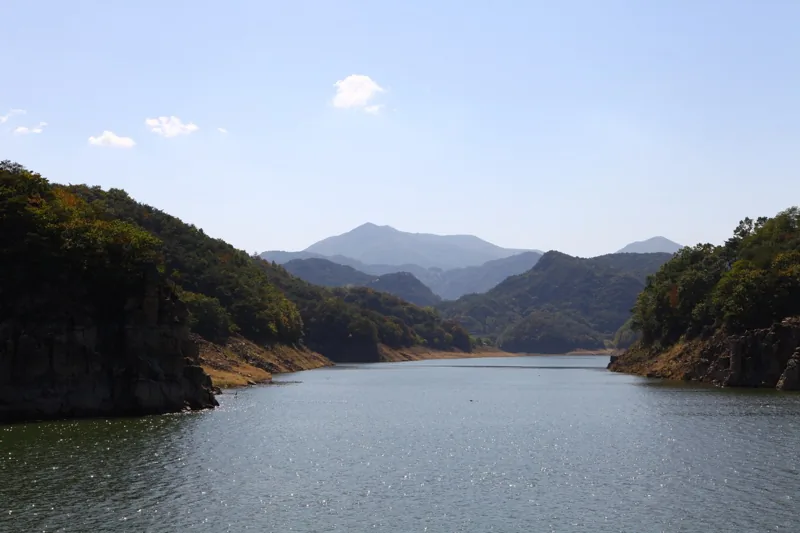 충주호 유람선