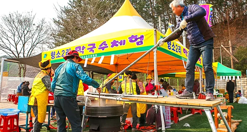 고로쇠 막국수 / 사진=양평 단월 고로쇠축제