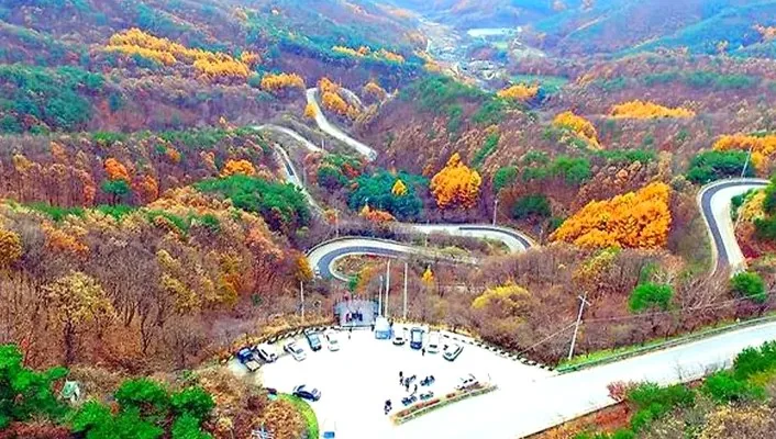 도마령 주차장 / 사진=영동군