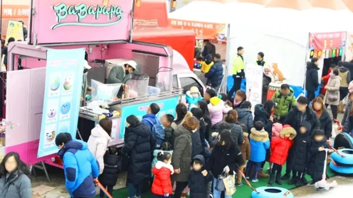 지난 영동곶감축제 푸드트럭 / 사진=영동곶감축제