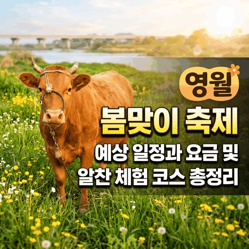영월 봄맞이 축제 예상 일정과 요금 및 알찬 체험 코스 총정리