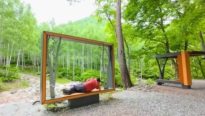 영양 자작나무숲 조형물 / 사진=영양군 공식 유튜브