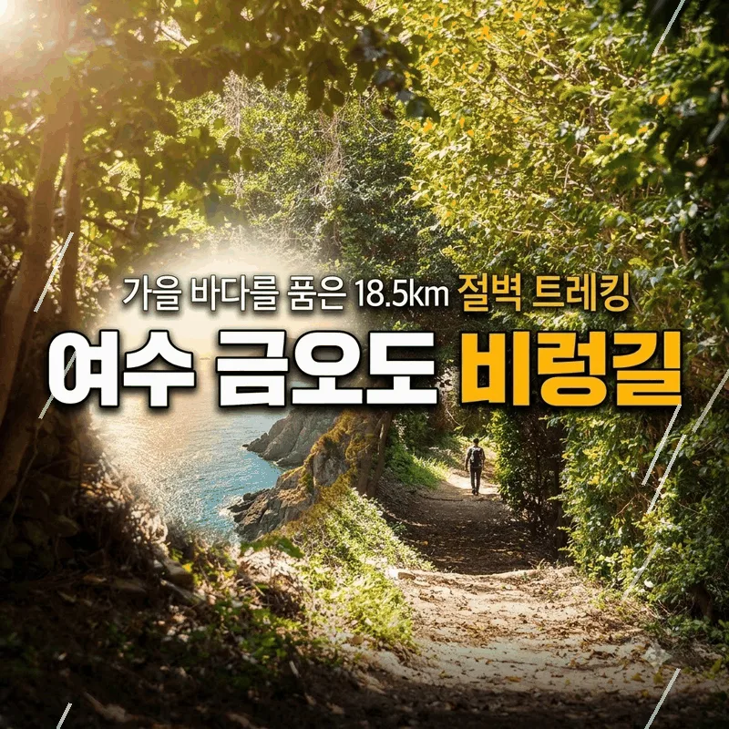 여수 금오도 비렁길, 가을 바다를 품은 18.5km 절벽 트레킹
