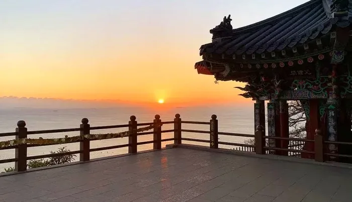여수 향일암 일출 / 사진=대한불교조계종 향일암