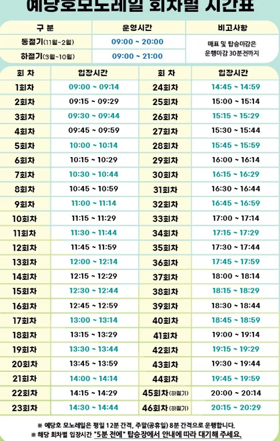 예당호 모노레일 상세이미지6