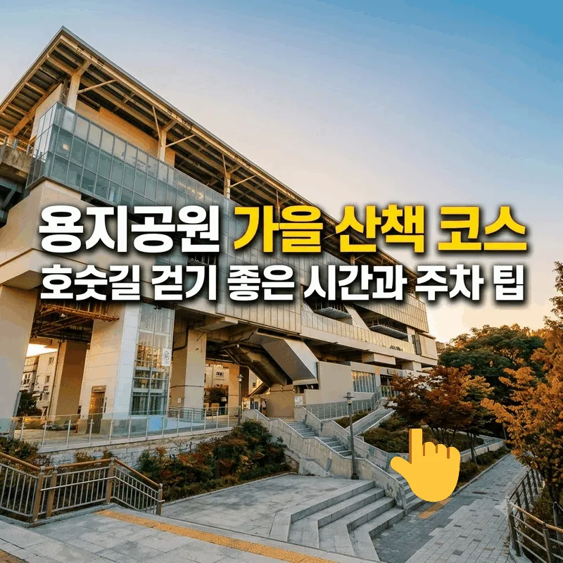 용지공원 가을 산책 코스, 호숫길 걷기 좋은 시간과 주차 팁