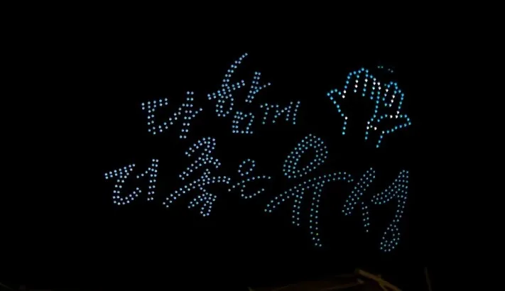 유성국화축제 드론쇼 / 사진=유성구 공식블로그 김은영
